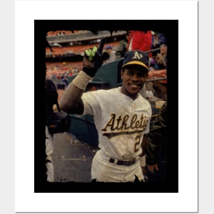 Rickey Henderson in Oakland Athletics, 1990 Posters and Art